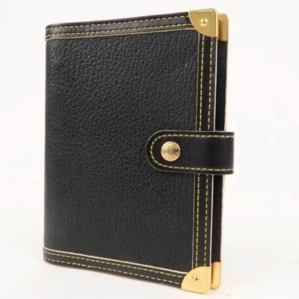 🌺🖤Louis Vuitton Suhaili Black Small Agenda. 🔥🖤